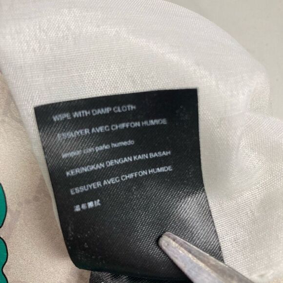 BEBE Los Angeles Pippa Poppy Green & White satchel - Picture 9 of 12